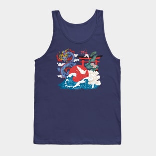 Traditional Japanese Artwork Tank Top